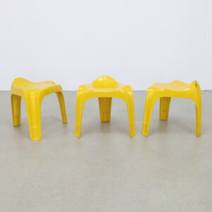 3x Vintage Stool by Casala, 1970s (set price)