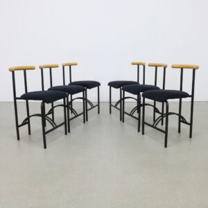 6x Postmodern Dining Chair, 1980s