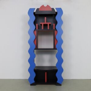 Postmodern Bookcase in Memphis style, 1980s