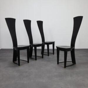 4x Highback Dining Chair Italy, 1990s