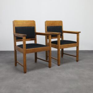 2x Arm Chair Art Deco, 1930s