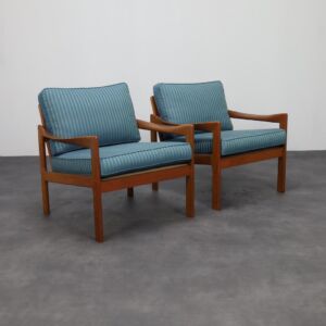 Set of 2 lounge chairs by Illum Wikkelsø for Niels Eilersen, 1960s