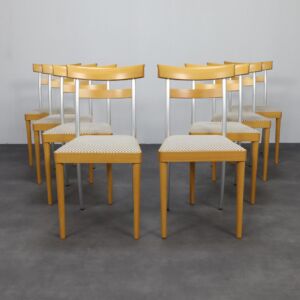 8x Postmodern Dining Chair by Arco, 1990s