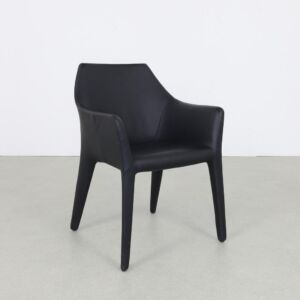 1x Design Chair Leather "Tip Toe Arm" Bonaldo Italy