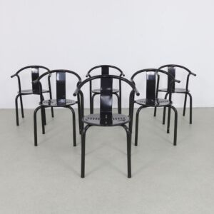 6x Postmodern Dining Chair "Maxmo" Ikea, 1980s
