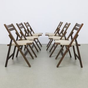 6x Folding Chair Safari Style