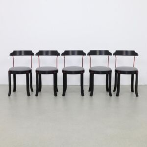5x Postmodern Dining Chair, 1980s