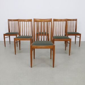 Set of 6 Teak Dining Chairs by H.W. Klein for Bramin, 1970s