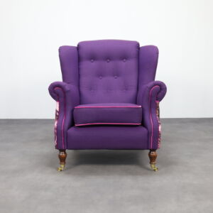 Classic Wing Chair in the style of Howard & Sons, 1960s