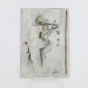 Abstract Painting by Paolo Gentilla, 1970s