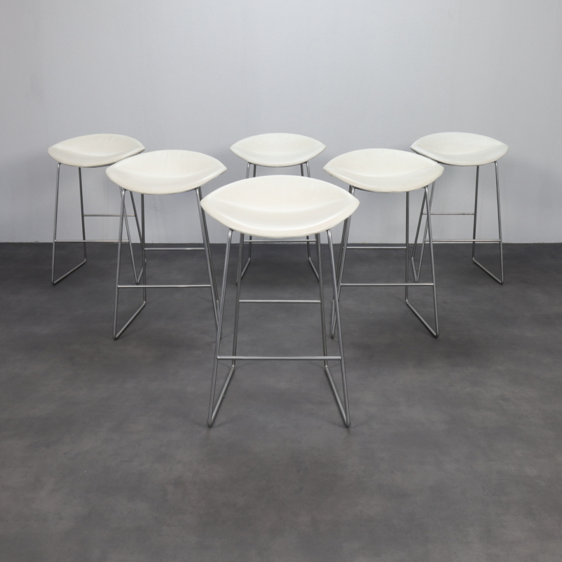 6x Barstool "Mick" by Niels Bendtsen for Montis, 2008