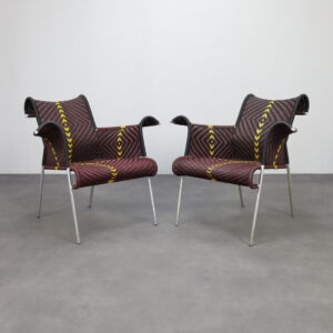 Set of 2 "Iris" Armchairs by Dominique Pétot for Moroso, 2009