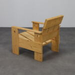 Crate Lounge Chair, in the style of Gerrit Rietveld