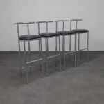 Postmodern Barstools in Chrome 1990s