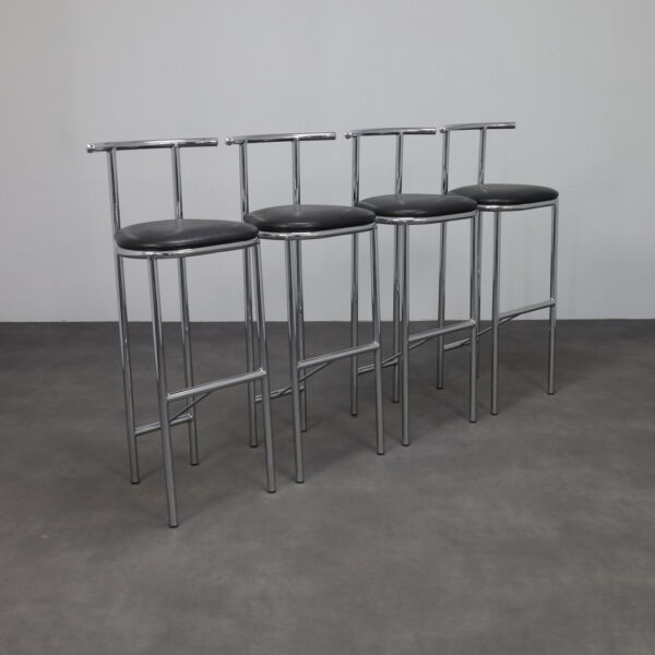 Postmodern Barstools in Chrome 1990s