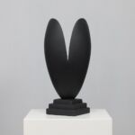 Postmodern Ceramic Table Lamp "Venus", 1980s