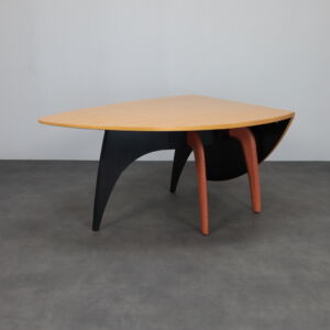 Postmodern Extendable Dining Table ‘Foliant’ by Dick Spierenburg for Castelijn, 1990