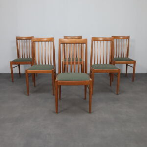 Set of Six Dining Chairs by H.W. Klein for Bramin, Denmark, 1970s