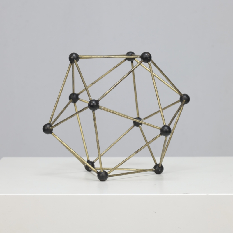 Handmade Atomium Model Sculpture, Belgium, 1960s