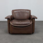 DS-12 Leather Lounge Chair by De Sede, Switzerland, 1970s