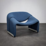 Pair of F598 Groovy Chairs by Pierre Paulin for Artifort, Netherlands, 1970s