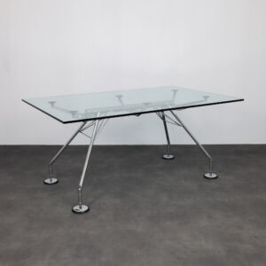 Nomos Table / Desk by Norman Foster for Tecno, Italy