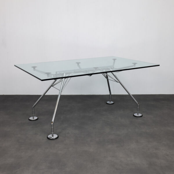 Nomos Table / Desk by Norman Foster for Tecno, Italy