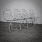 DKR Wire Chairs by Charles and Ray Eames for Vitra