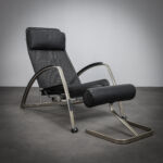 Lounge Chair with Ottoman by Tecta, 1990s