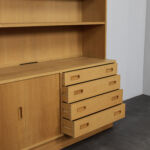 Danish Modern Oak Wall Cabinet by Poul Hundevad, Denmark 1960s