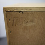 Danish Modern Oak Wall Cabinet by Poul Hundevad, Denmark 1960s