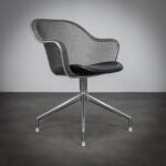 Iuta Swivel Chair in Leather by Antonio Citterio for B&B Italia, 2000