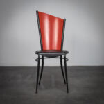 Set of 4 Postmodern Dining Chairs, Italy, 1980s