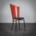 Set of 4 Postmodern Dining Chairs, Italy, 1980s