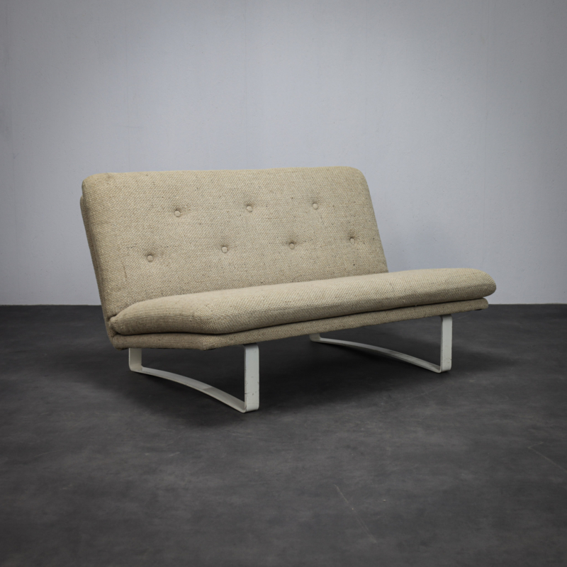 C684 Two-Seater Sofa by Kho Liang Ie for Artifort (1970s)