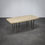 Travertine Coffee Table, Italy (1970s)