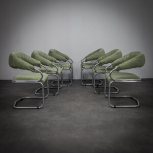 Set of 6 Dining Chairs by Giotto Stoppino for Kartell (1970s)