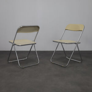 Pair of Plia Folding Chairs by Giancarlo Piretti for Castelli, 1970s