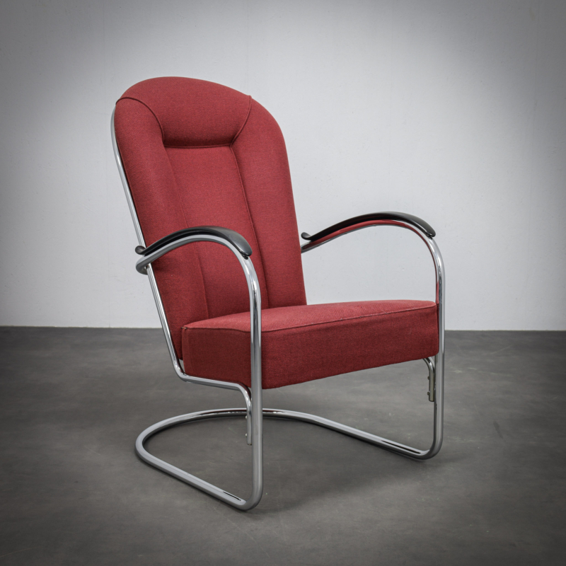 Bauhaus Lounge Chair Model AA by W.H. Gispen for Dutch Originals