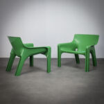 Vicario Lounge Chair by Vico Magistretti for Artemide Italy 1970s
