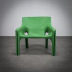 Vicario Lounge Chair by Vico Magistretti for Artemide Italy 1970s