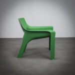 Vicario Lounge Chair by Vico Magistretti for Artemide Italy 1970s