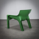 Vicario Lounge Chair by Vico Magistretti for Artemide Italy 1970s