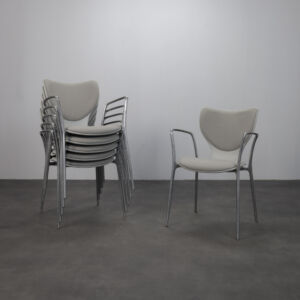 Set of 6 Gorka Dining Chairs by Jorge Pensi for Akaba, Spain, 1990s