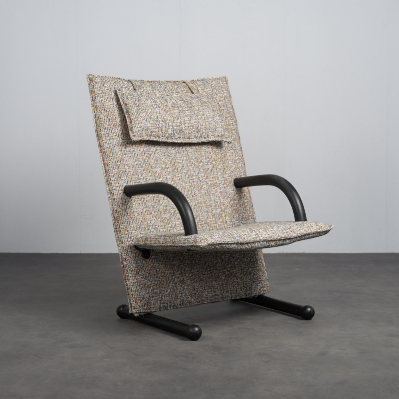T-Line Lounge Chair by Burkhard Vogtherr for Arflex, Italy, 1980s