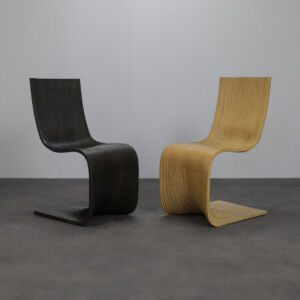 Pair of Contour Chairs by Alejandro Estrada for Piegatto, Guatemala, 2006
