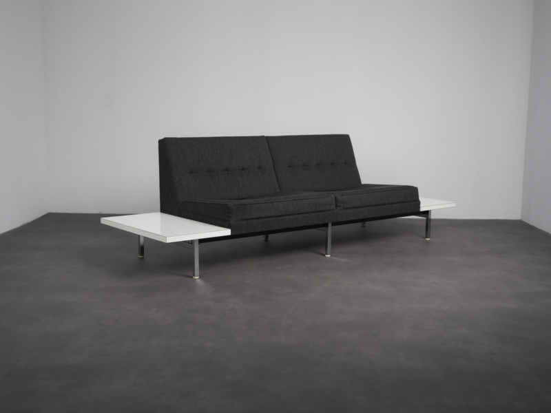 2-Seater Sofa with Side Tables by George Nelson for Herman Miller, USA, 1960s – three-quarter front view