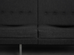 2-Seater Sofa with Side Tables by George Nelson for Herman Miller, USA, 1960s – detail showing indentation in the seat cushions