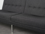 2-Seater Sofa with Side Tables by George Nelson for Herman Miller, USA, 1960s – detail showing indentation in the seat cushion