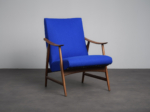 Scandinavian modern lounge chair Denmark, 1960s – three-quarter view